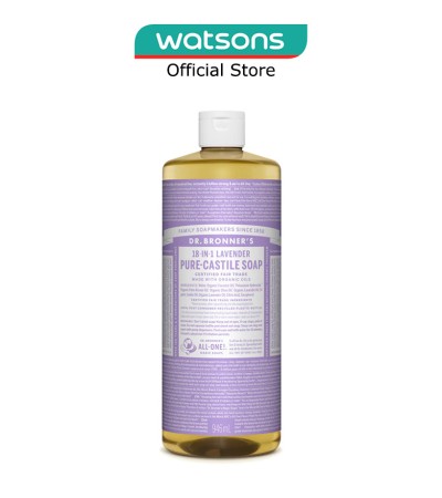 BRONNER博士的薰衣草卡斯蒂利亚香皂946毫升 BRONNER博士的薰衣草卡斯蒂利亚香皂946毫升