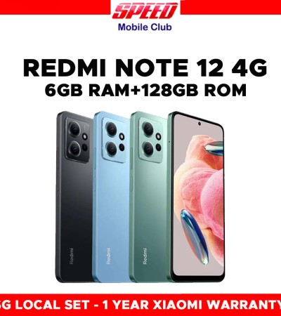 Xiaomi Redmi Note 12 5G | 4G | 6GB+128GB | 8GB+256GB | Brand New | Global ROM | Local Set With 1 Year Xiaomi Warranty | FREE GIFTS OR DISCOUNT PRICE