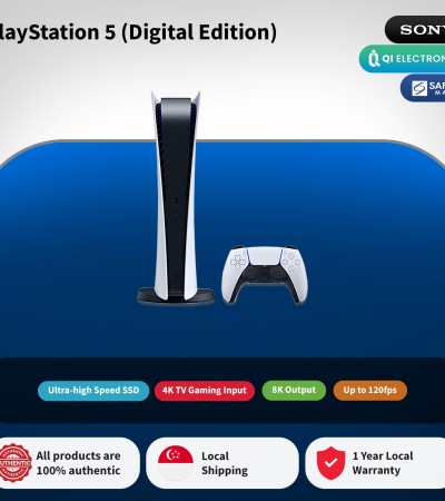 Sony Playstation 5 PS5 Console (Digital Edition / Physical Disc Edition)